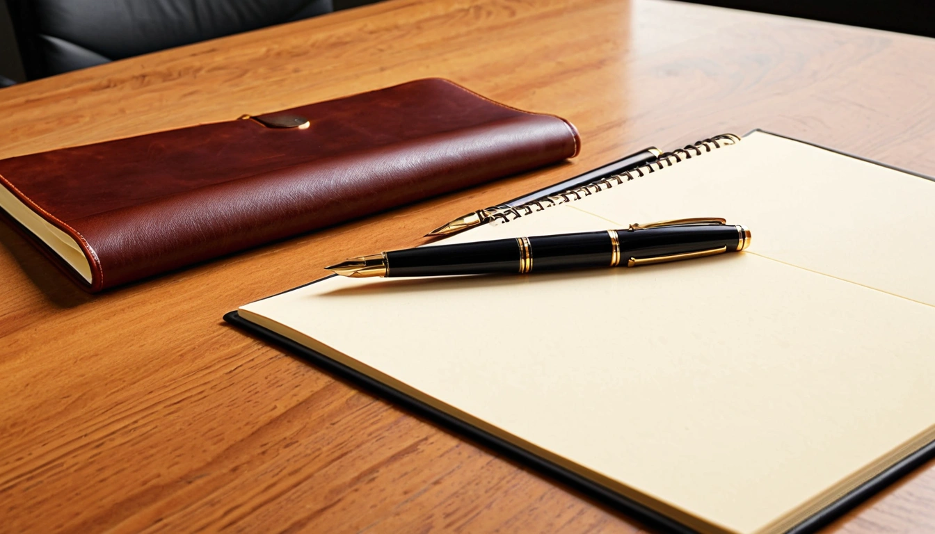 p271 a sleek fountain pen resting 1