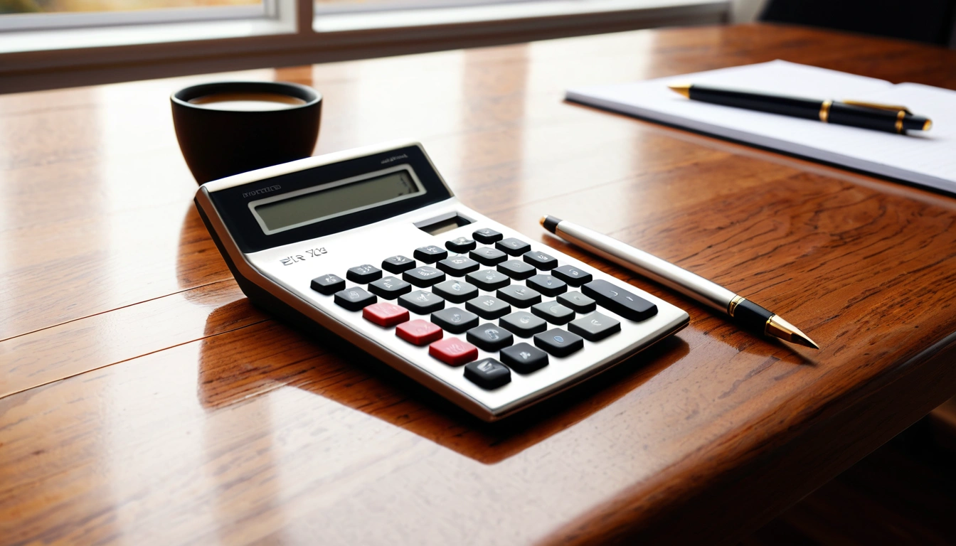 p305 a modern metallic calculator 1