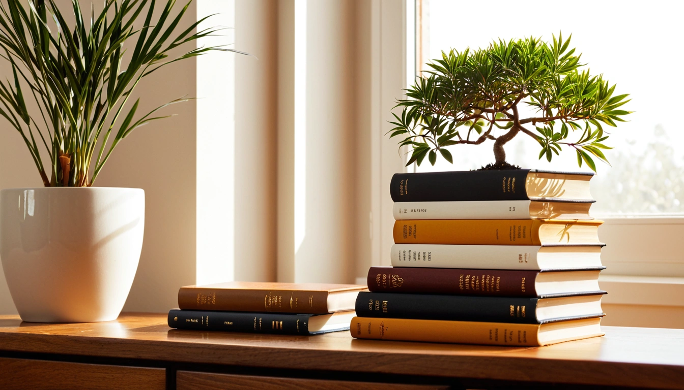 p331 neatly stacked hardcover boo 2