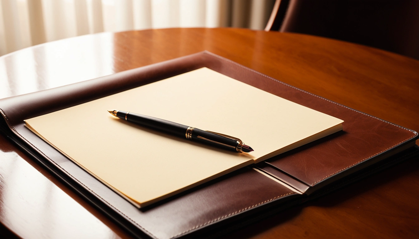 p384 a sleek fountain pen resting 2