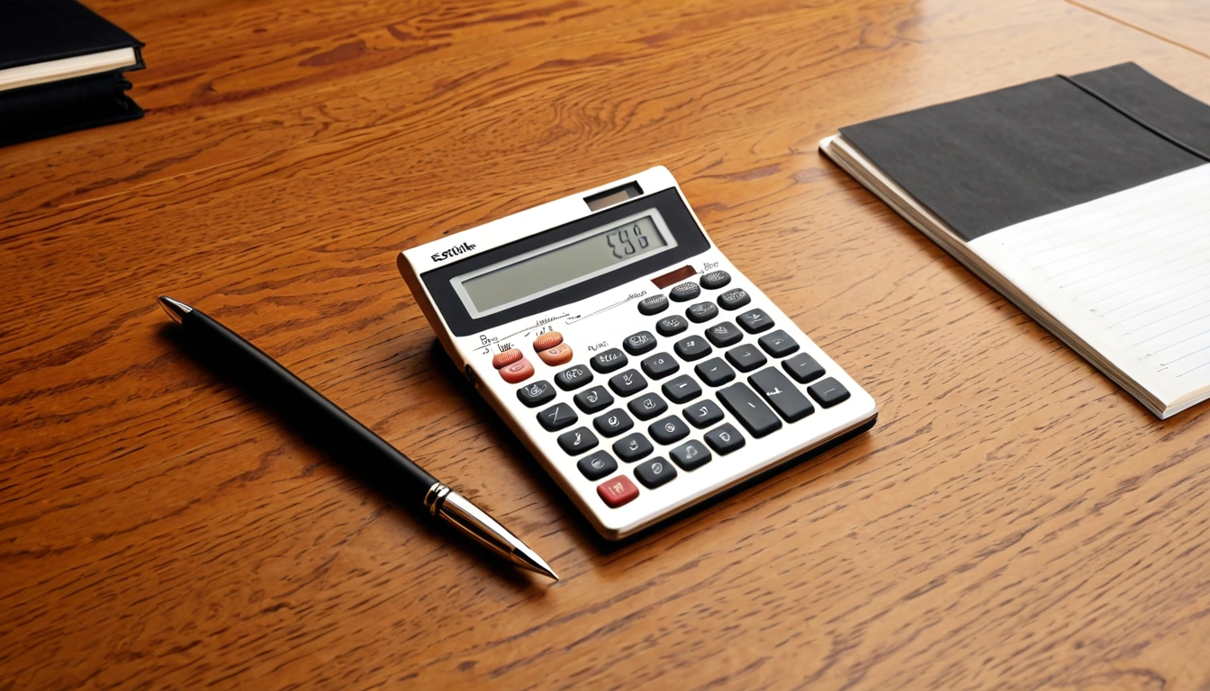 p437 a modern metallic calculator 1