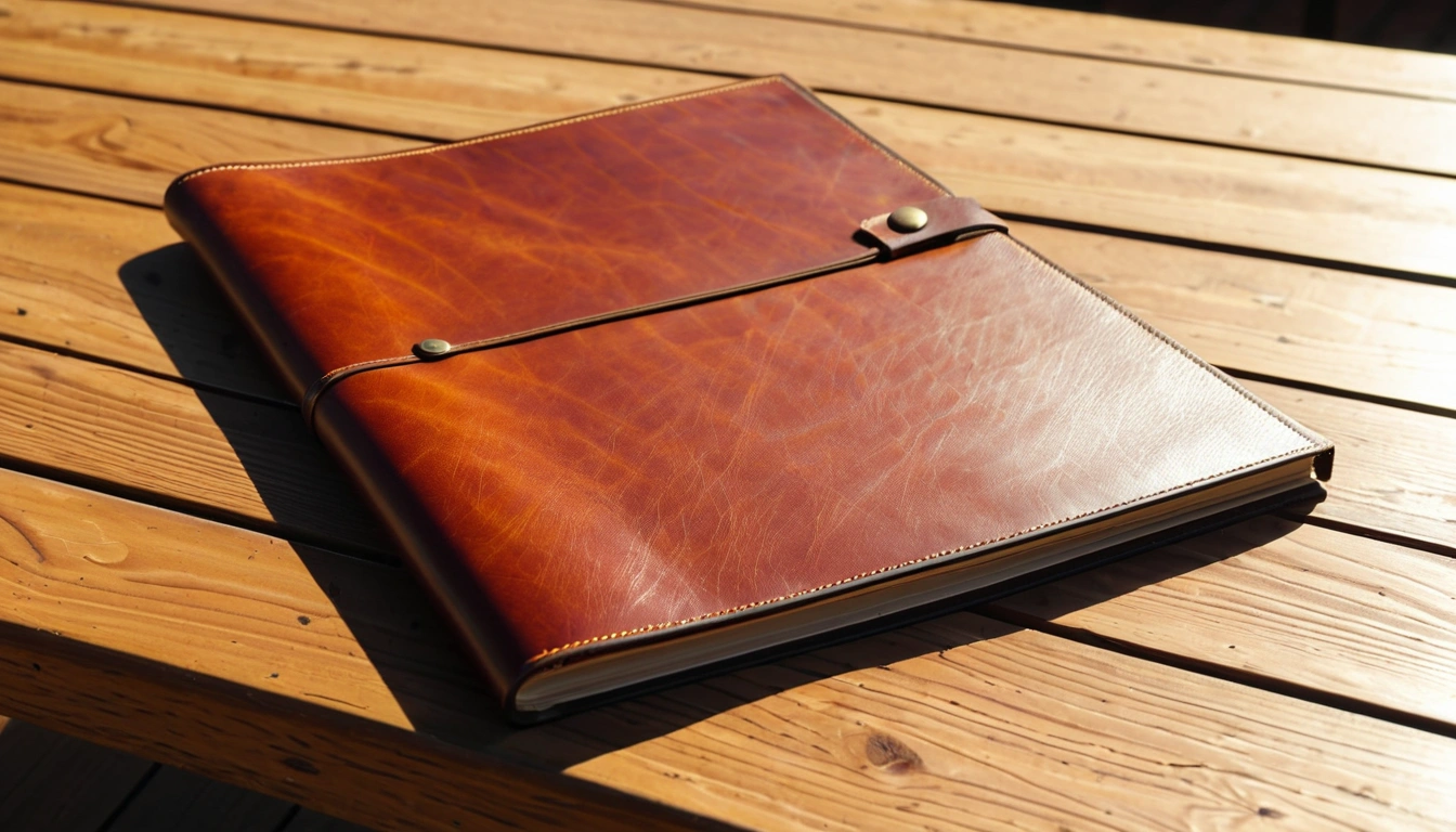p447 a blank leather portfolio re 2