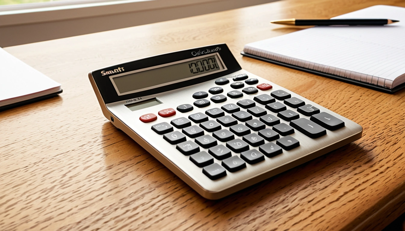 p460 a modern metallic calculator 1