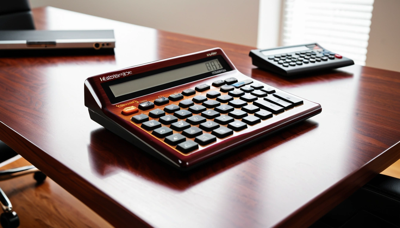 p550 a modern metallic calculator 2