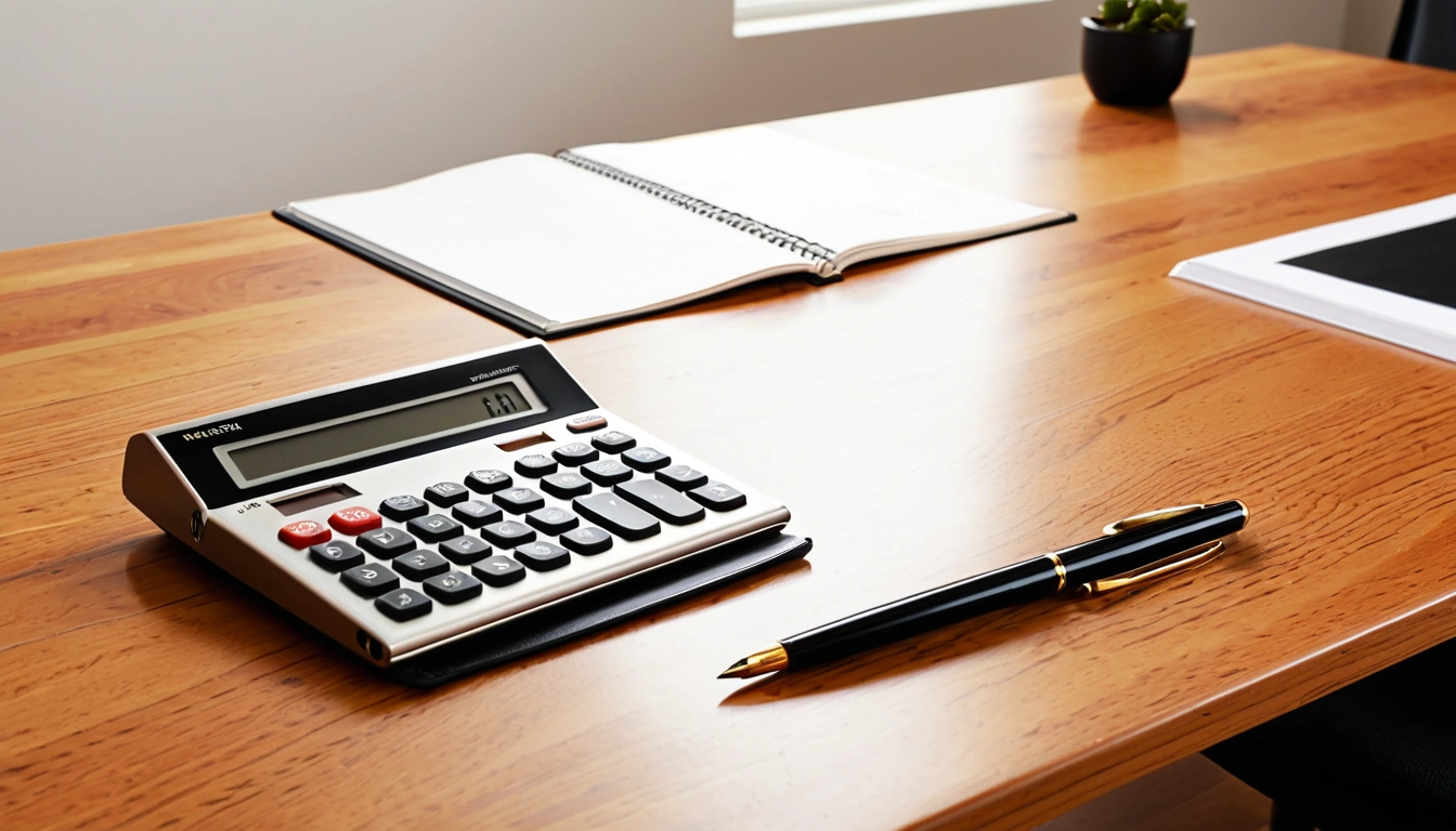 p551 a modern metallic calculator 1