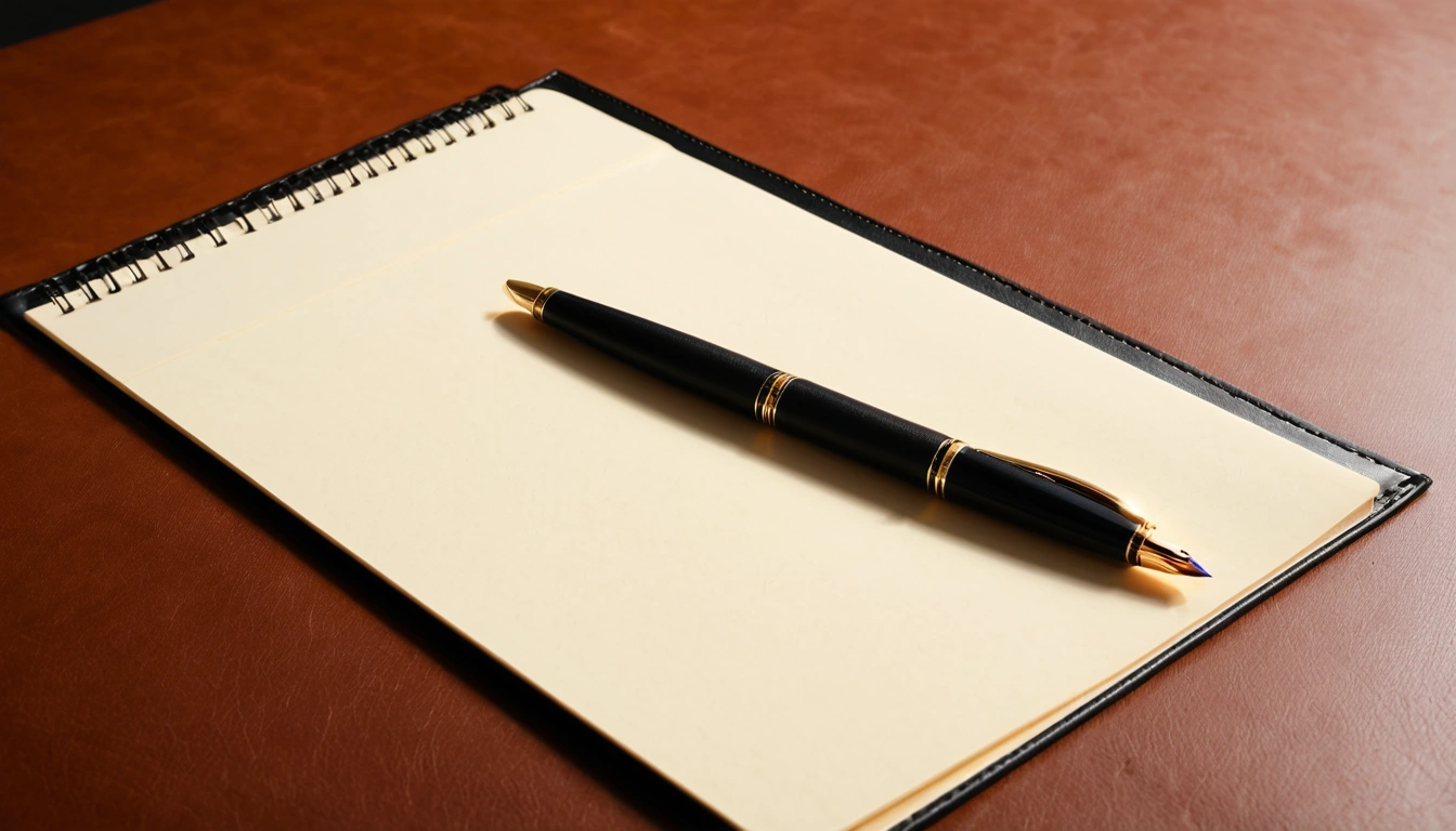p706 a sleek fountain pen resting 1 1