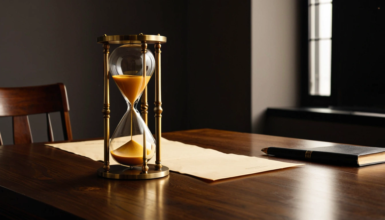 pension inhe a minimalist brass hourglass 3