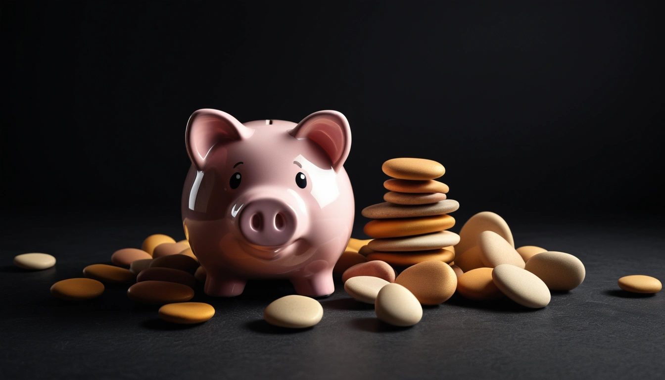 pension paym pristine broken piggy bank m 2