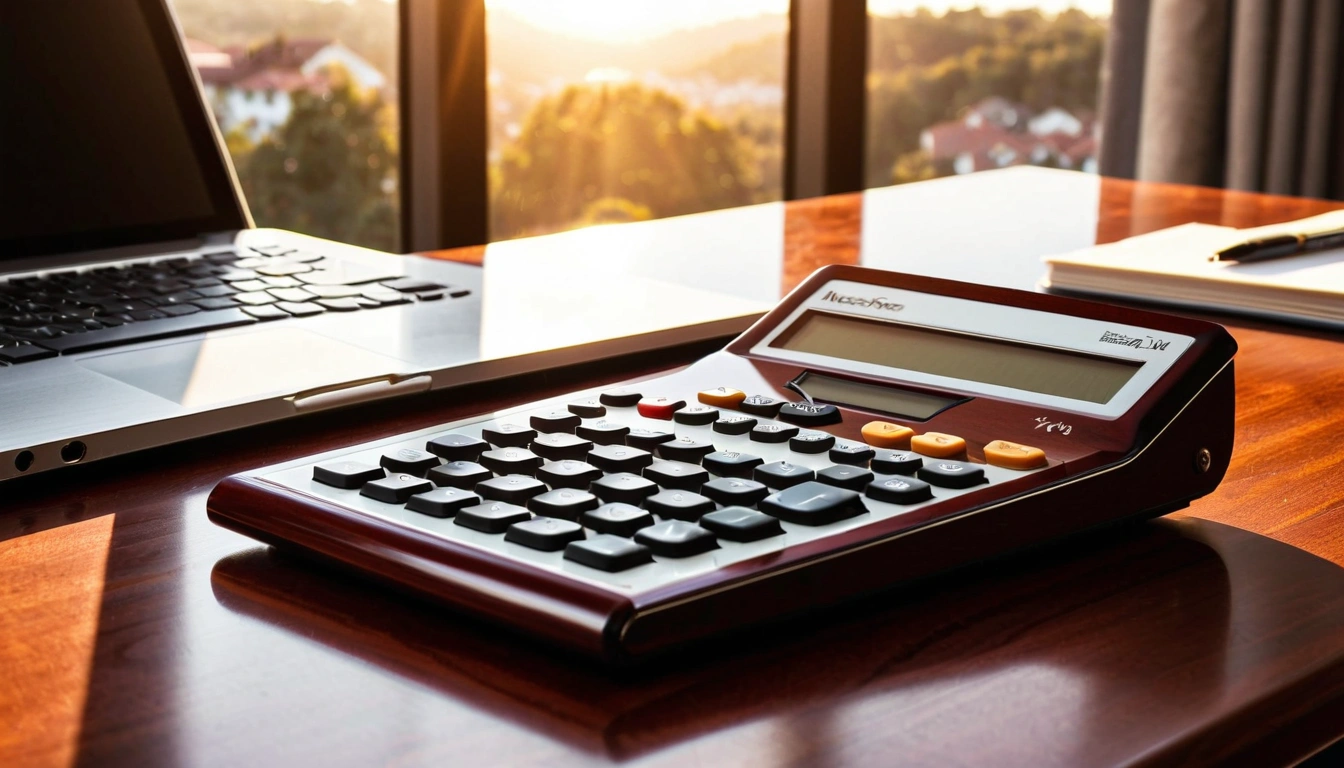 portfolio re a modern metallic calculator 1