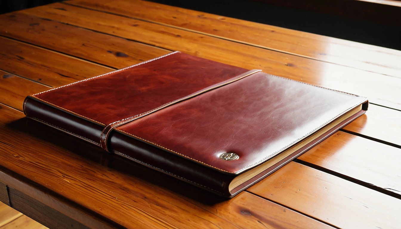 sbi a blank leather portfolio re 2 1