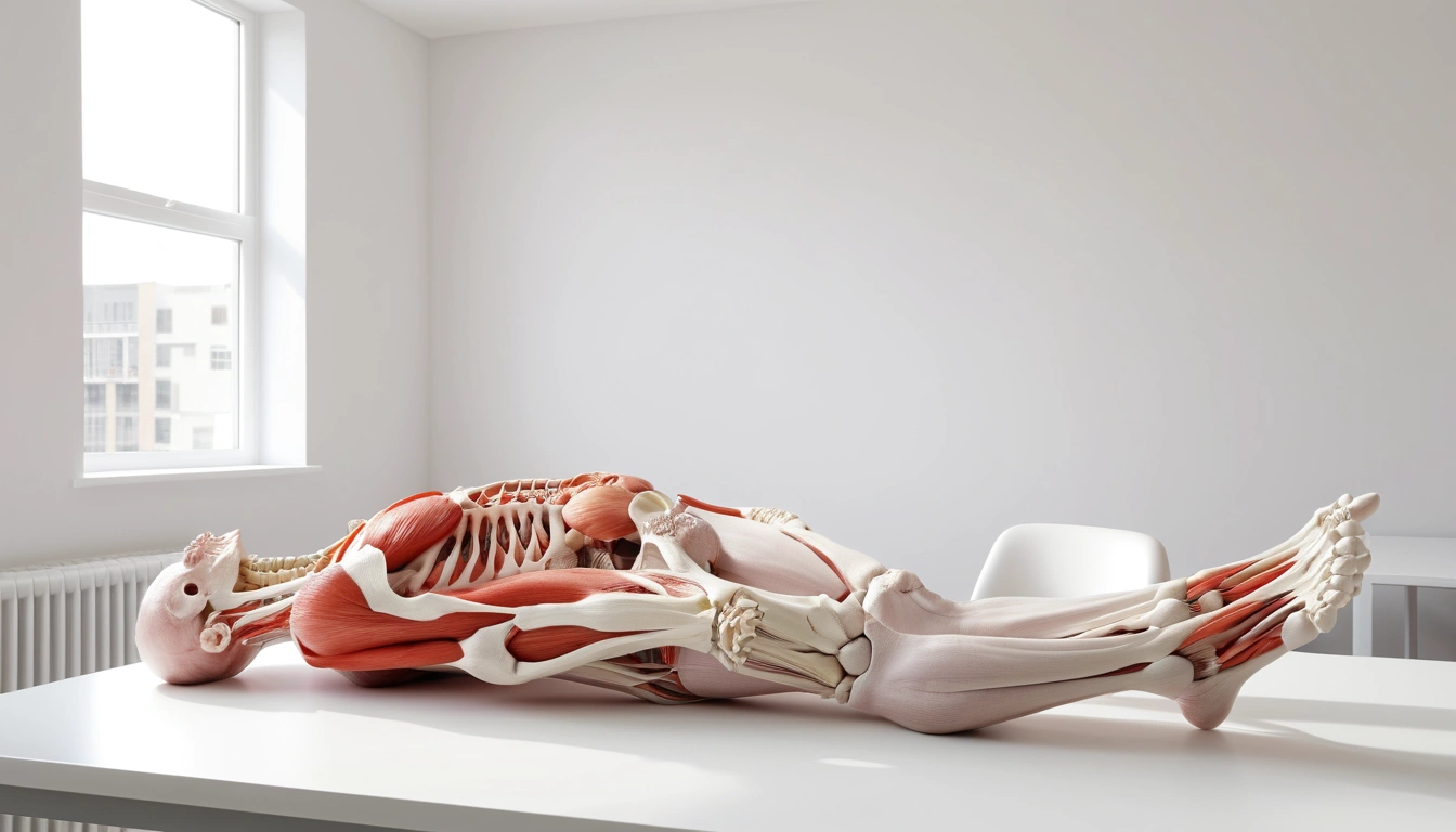 skin pigment anatomical 3d joint model on 1