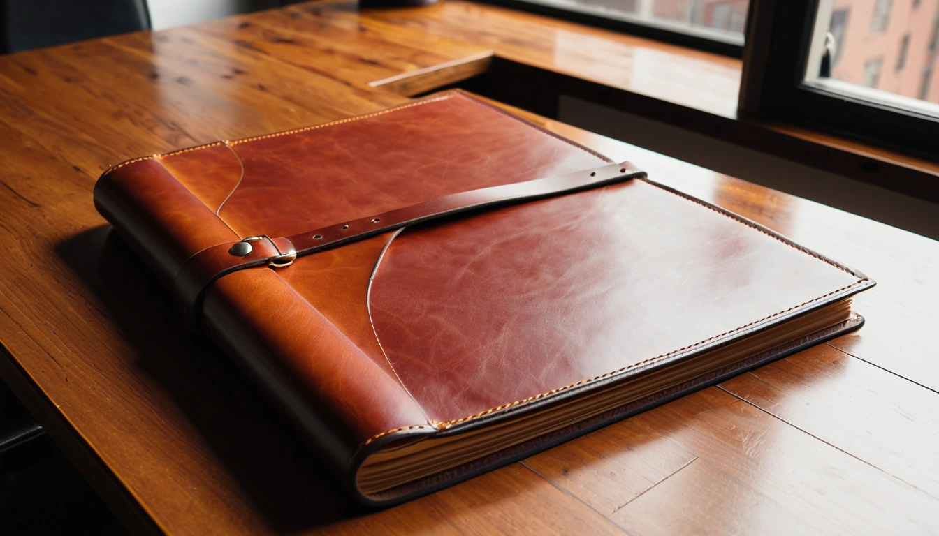 subsidy regi a blank leather portfolio cl 1