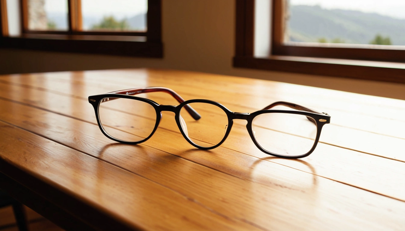 surgery ride a pair of eyeglasses on a wo 1